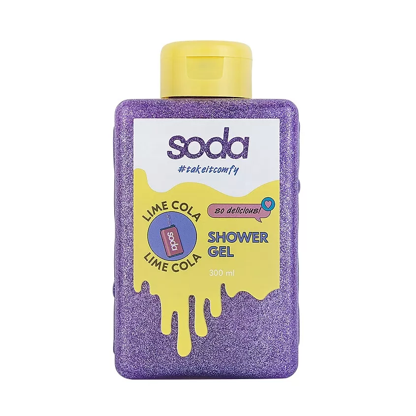 Гель Для Душа Soda #takeitcomfy Lime Cola 300 Мл виброхвост helios catcher cola 7 см 7 шт hs 1 045