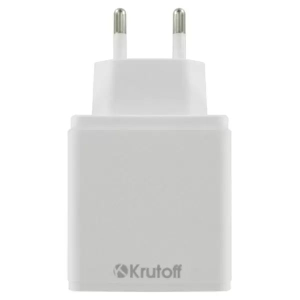 

Сетевое зарядное устройство Krutoff CH-09 USB Type-C, PD 20W white (03735), CH-09 USB Type-C, PD 20W white (03735)