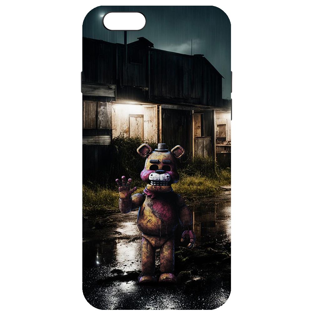 

Чехол-накладка Krutoff Soft Case ФНАФ - Фредди под дождем для iPhone 6/6s черный