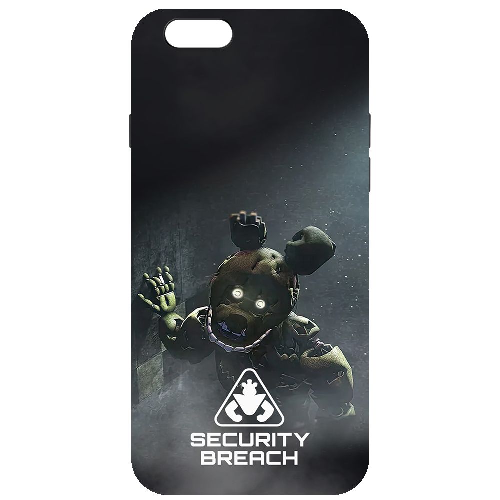 

Чехол-накладка Krutoff Soft Case ФНАФ - Нарушение безопасности для iPhone 6/6s черный