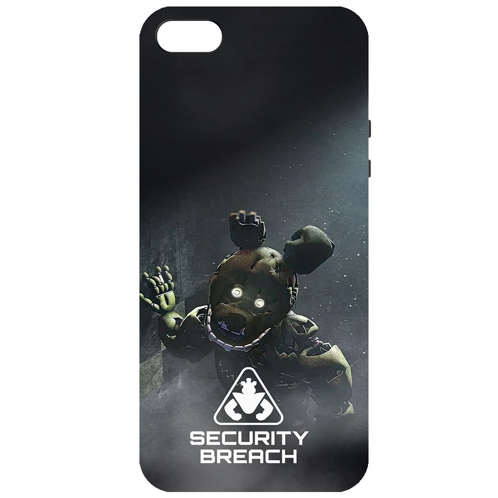 

Чехол-накладка Krutoff Soft Case ФНАФ - Нарушение безопасности для iPhone 5/5s черный