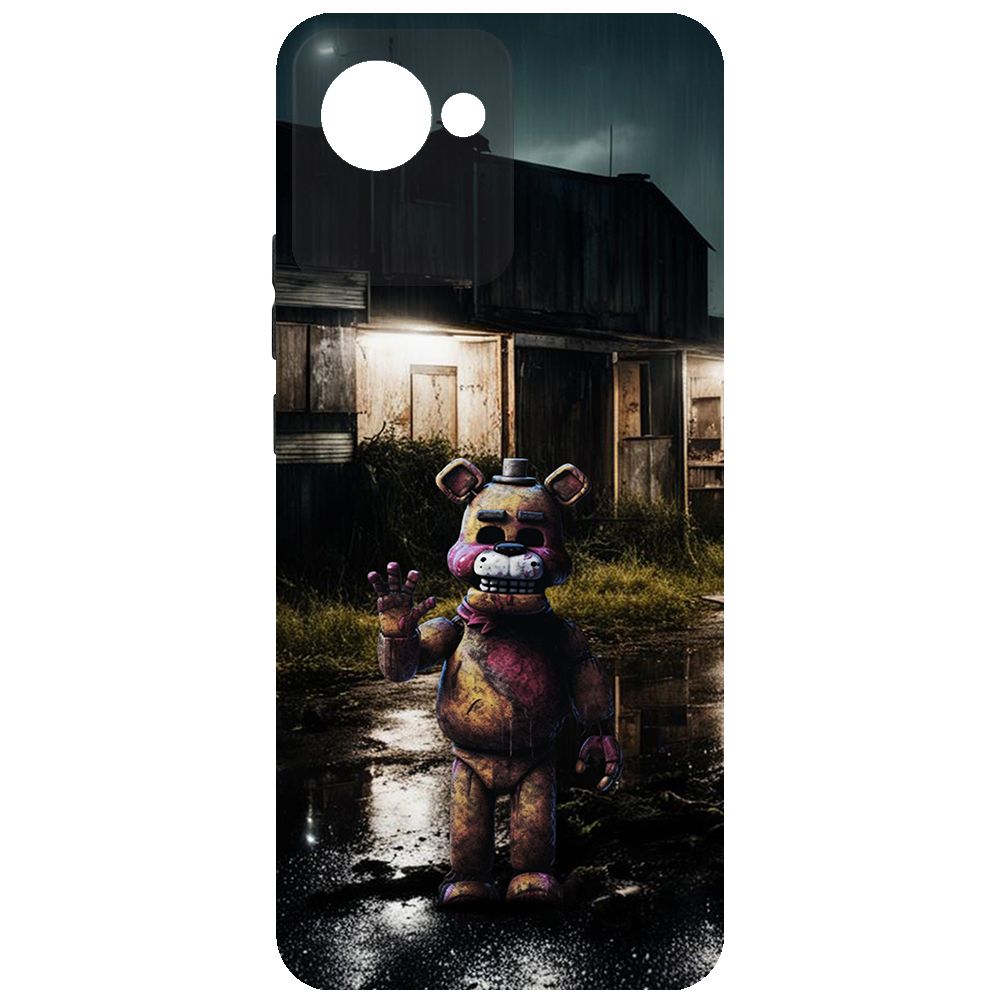 

Чехол-накладка Krutoff Soft Case ФНАФ - Фредди под дождем для Realme C30 черный