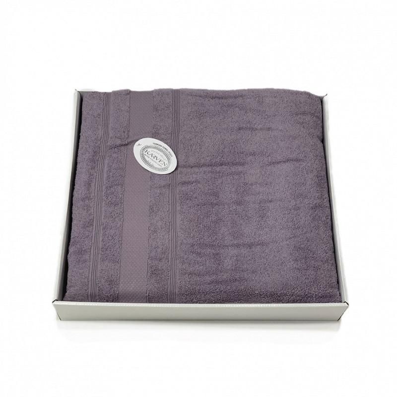 Плед из хлопка махровый KARVEN P956 ADA V10 лиловый 160х220