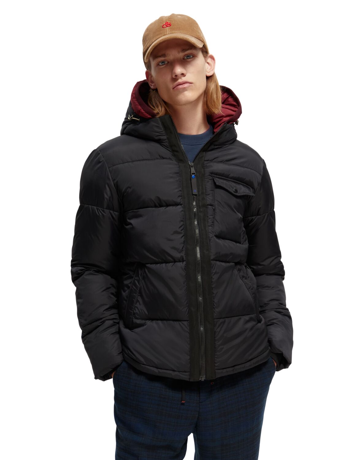 

Куртка мужская Scotch & Soda 169101/0008 черная XL, 169101/0008