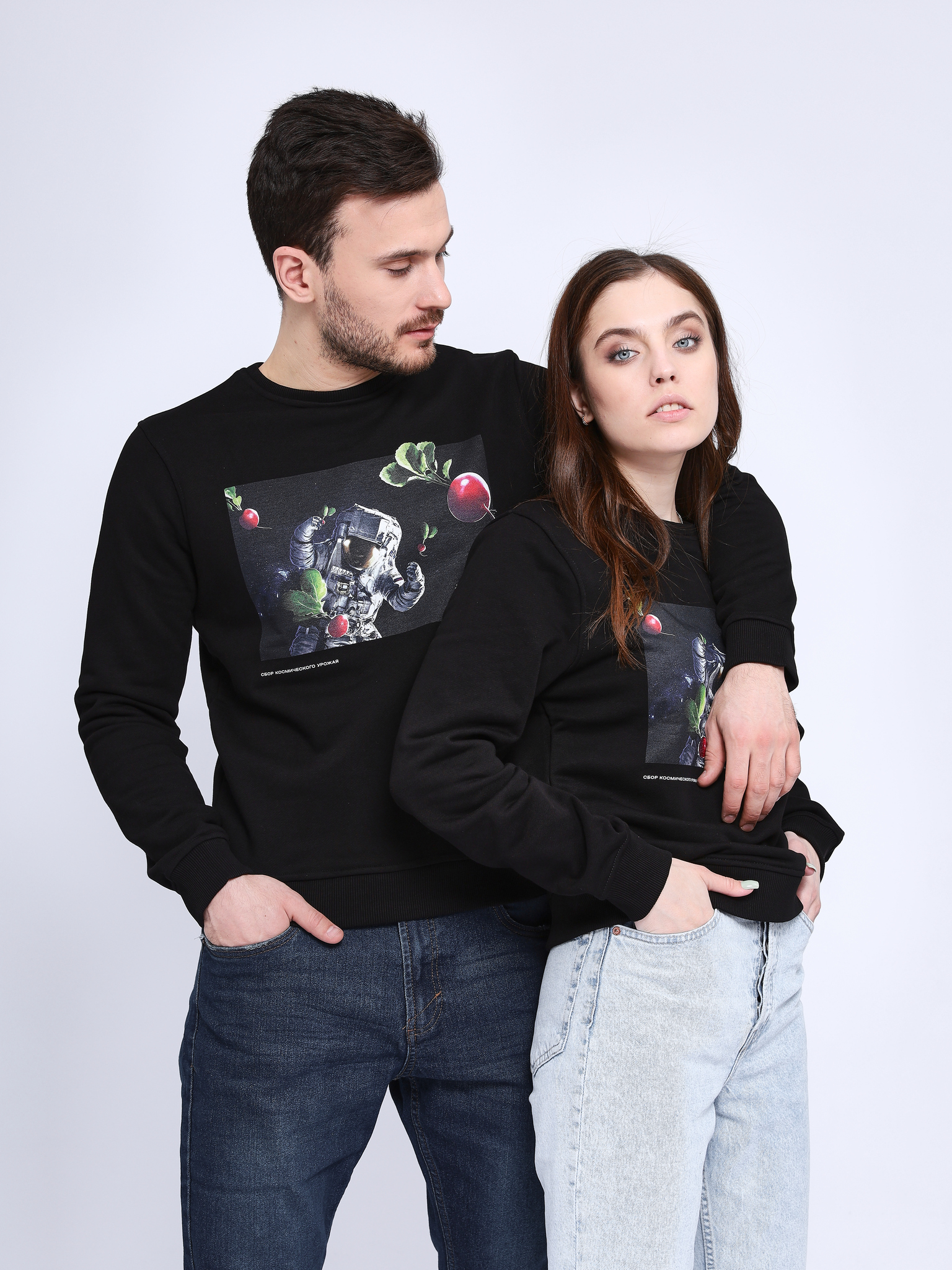 

Свитшот КосмоМерч Сбор космического урожая 2XL, Черный, С_1