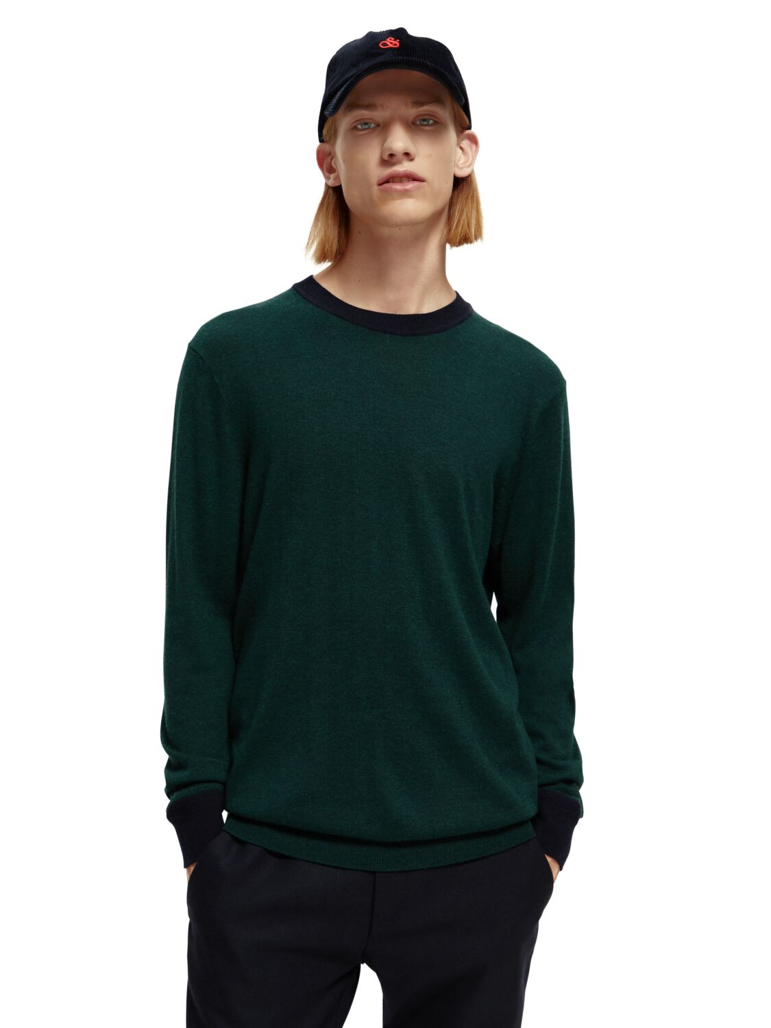 

Джемпер мужской Scotch & Soda 169302/5201 зеленый M, 169302/5201