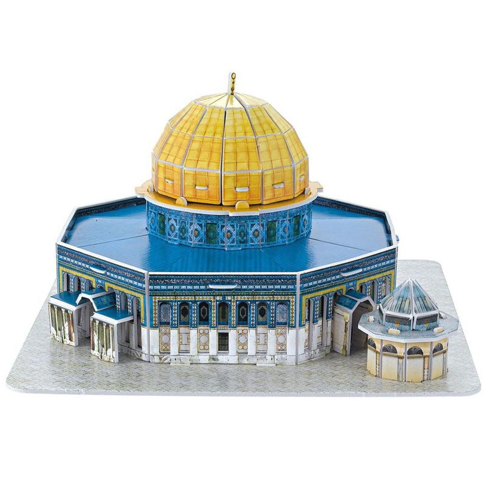 фото Конструктор diy 3d мечети купол скалы dome of the rock в иерусалиме 34 детали 2801v