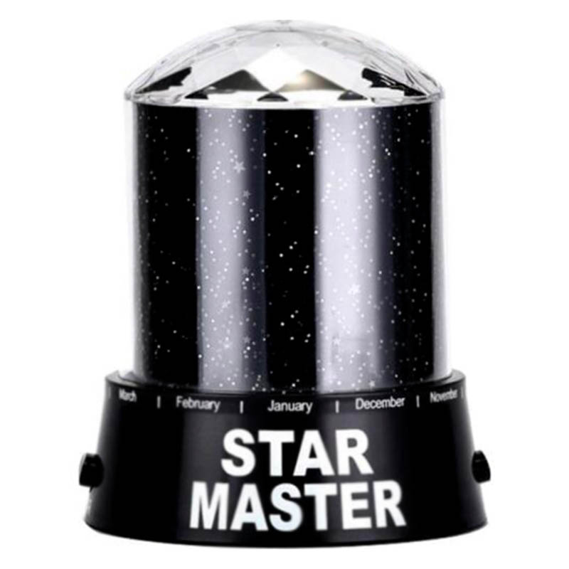 Проектор-ночник Звездное небо Star Master с USB кабелем NCH-015 Черный 735₽