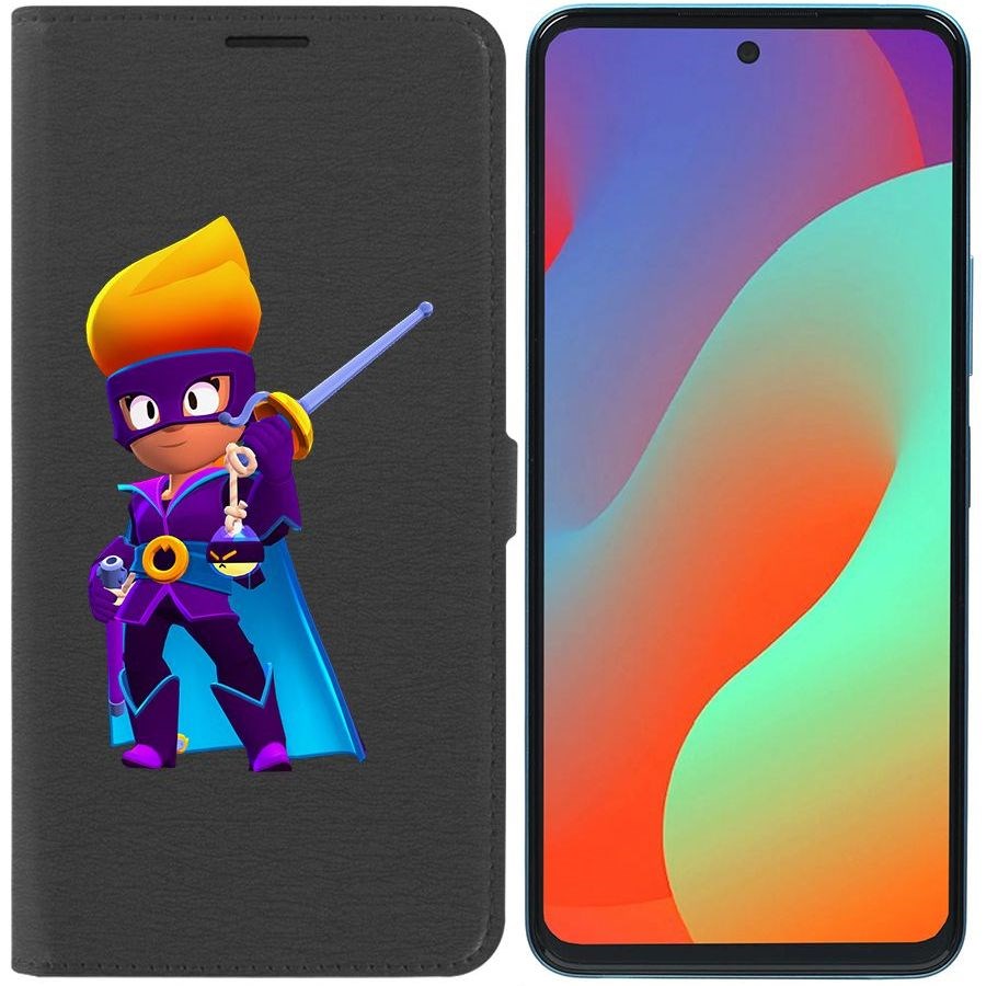 

Чехол-книжка Eco Book для Infinix Hot 20S Brawl Stars-Амбер де Ла Вега