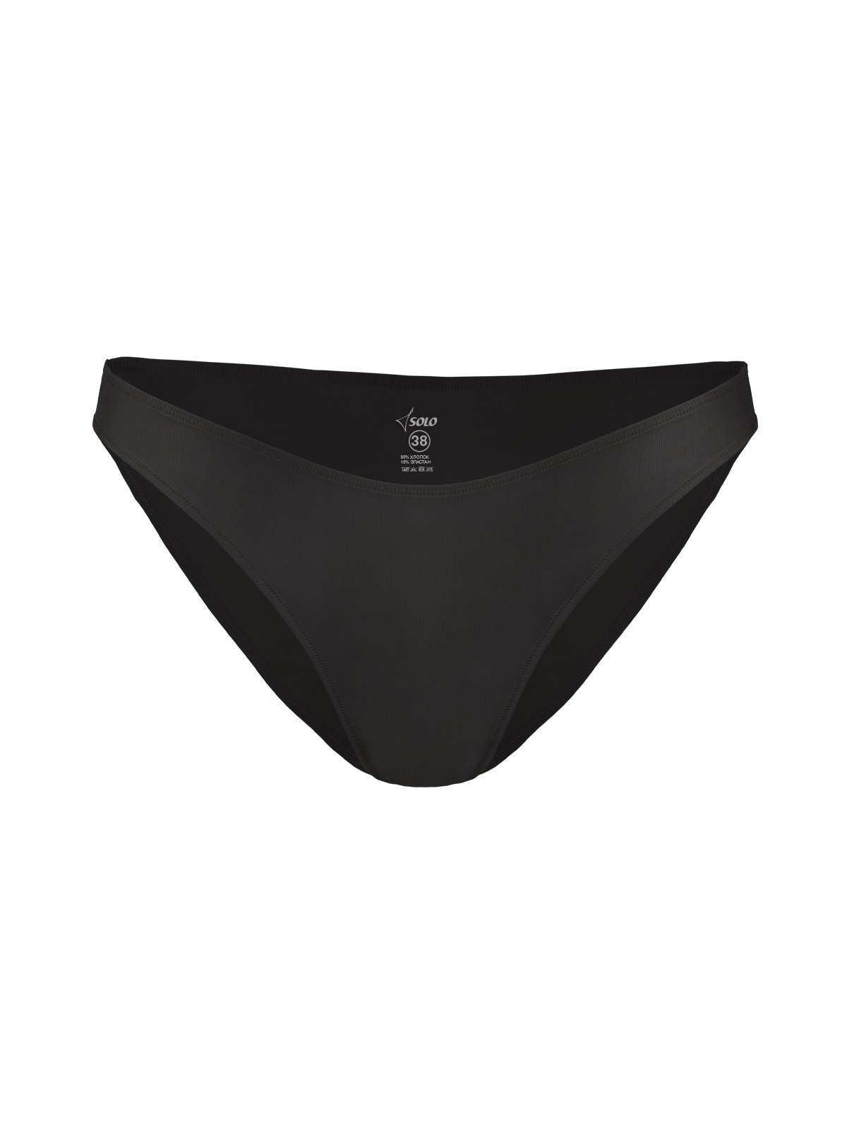 Трусы невидимки SOLO BD30-3 Черные р. 38
