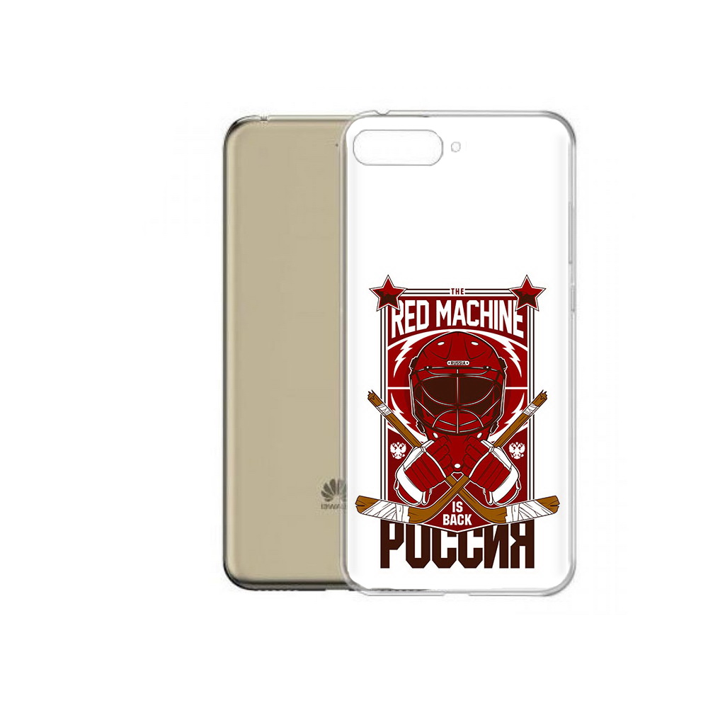 Чехол MyPads Tocco для Honor 7A Pro хоккей россия (PT114064.46.666)