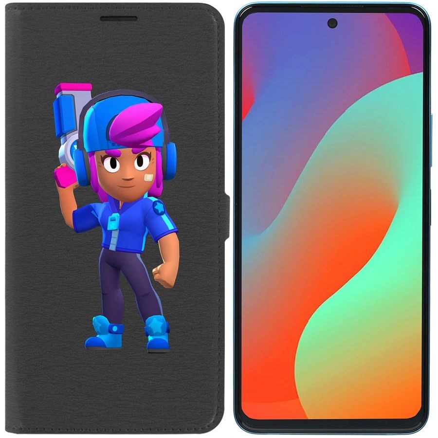 

Чехол-книжка Eco Book для Infinix Hot 20S Brawl Stars-Звёздная Шелли