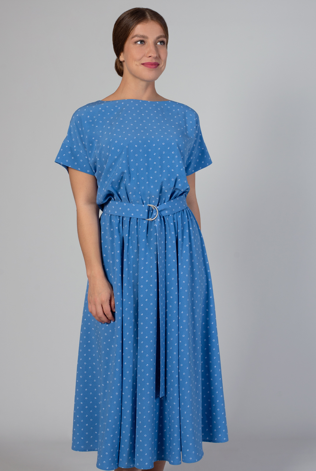 Платье женское Mila Bezgerts 3989зп голубое 42 RU