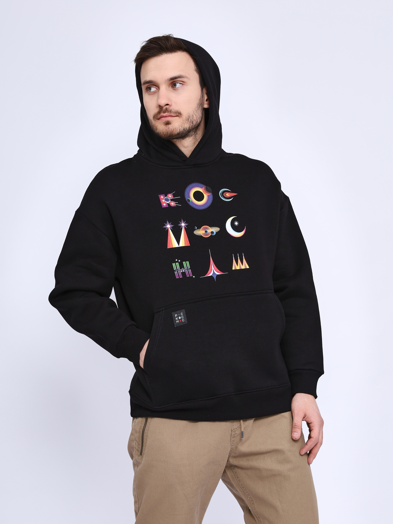 

Худи унисекс КосмоМерч Космос наш M/L, Черный, Х_1