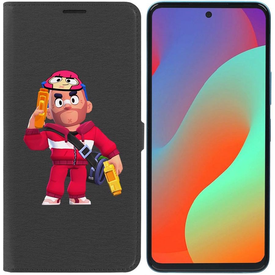 

Чехол-книжка Eco Book для Infinix Hot 20S Brawl Stars-Красавчик Кольт
