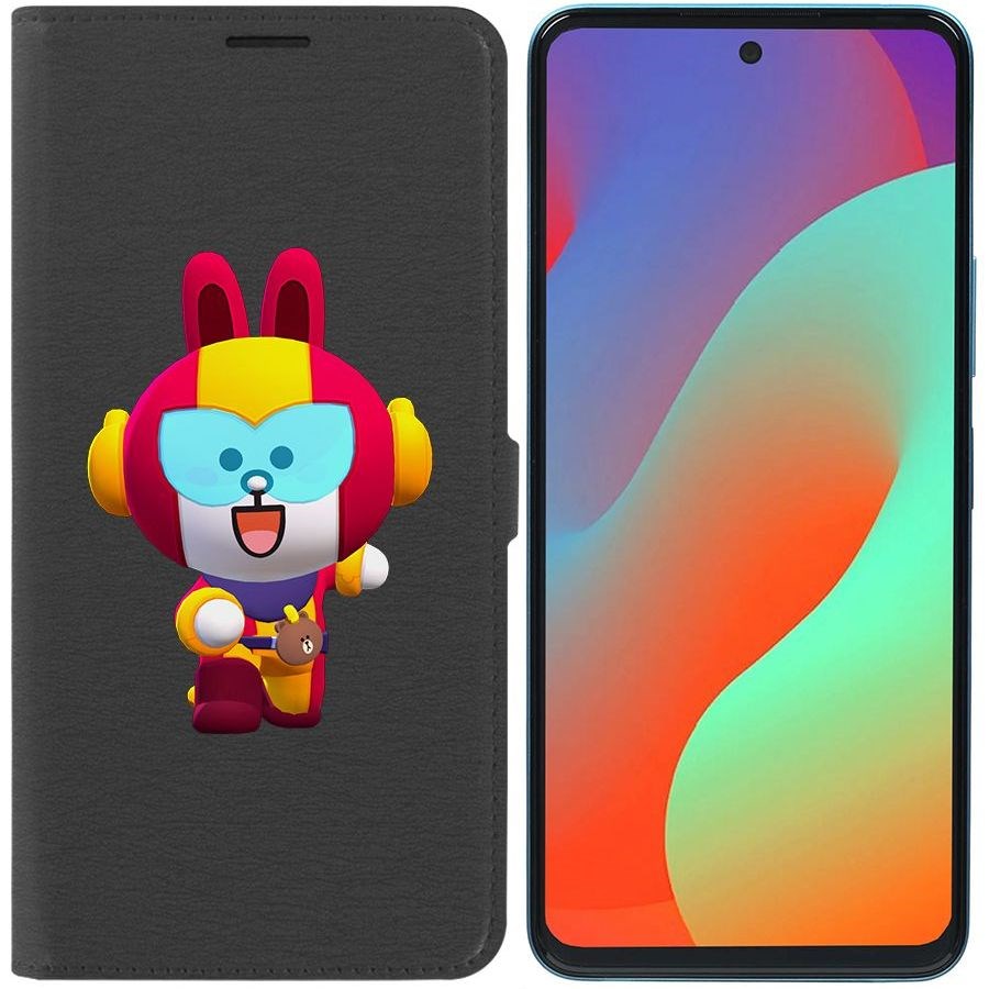 

Чехол-книжка Eco Book для Infinix Hot 20S Brawl Stars-Кони Макс
