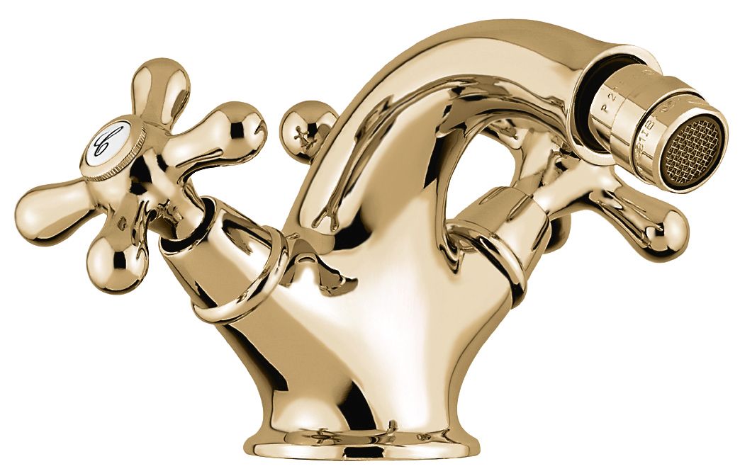 фото Смеситель emmevi deco classic с донным клапаном для биде, цвет бронза 12014br