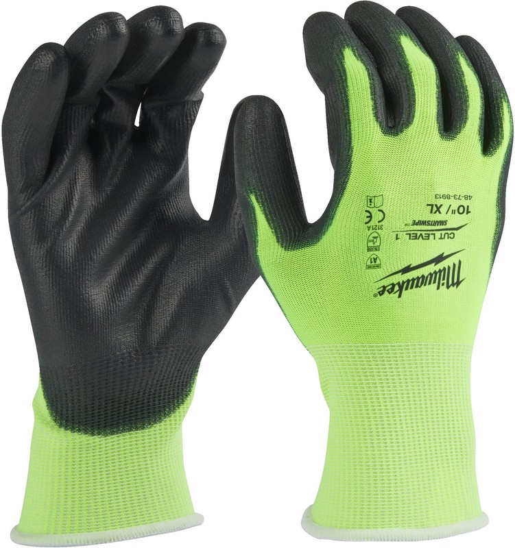 

Перчатки защитные Hi-Vis Cut level (Хай Виз Кат Левел) 1/A, XL/10 (12 пар), Pack Hi-Vis Cut A Gloves - XL/10 - 12pc