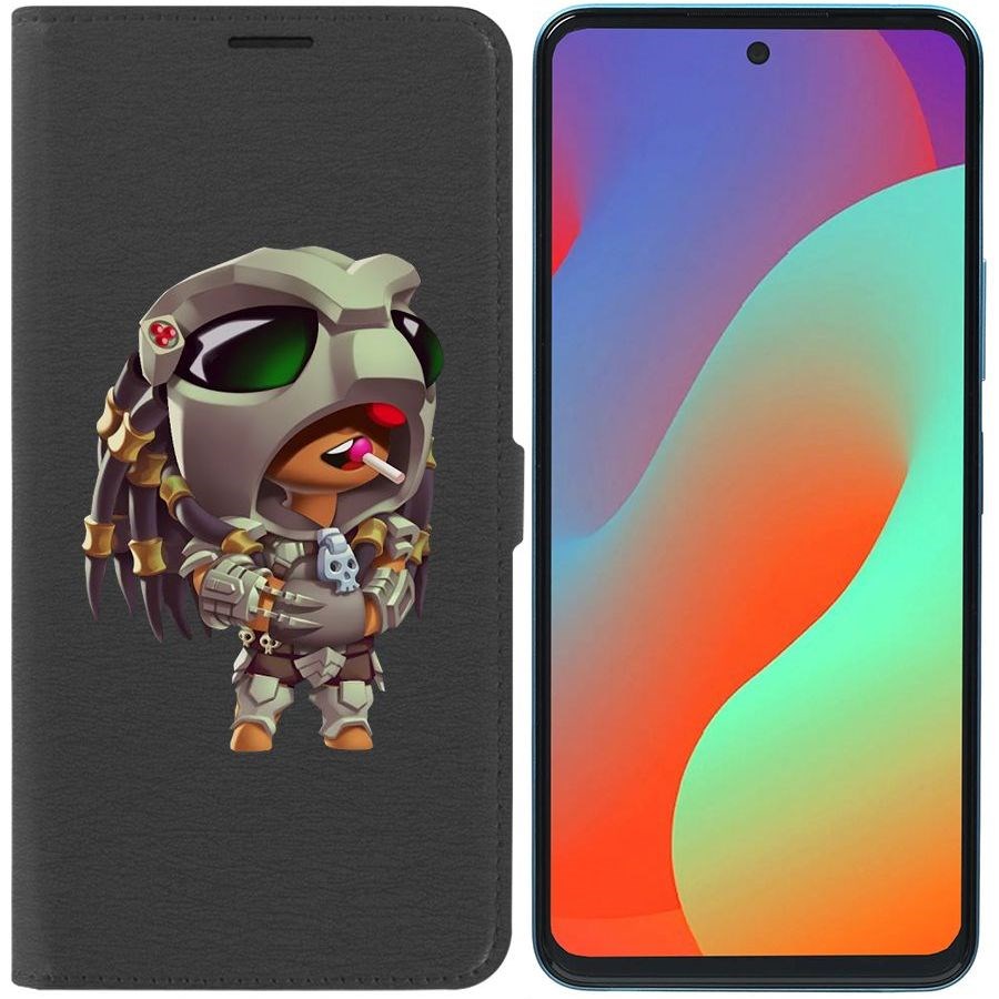 

Чехол-книжка Eco Book для Infinix Hot 20S Brawl Stars-Леон Хищник