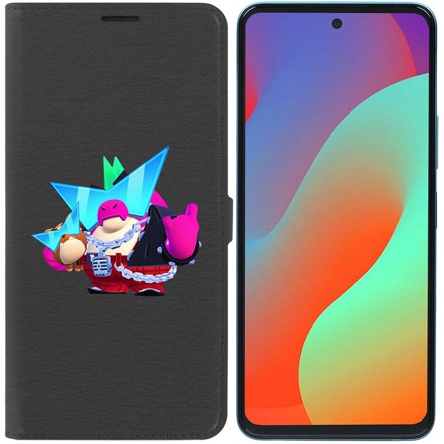 

Чехол-книжка Eco Book для Infinix Hot 20S Brawl Stars-Плохиш Базз