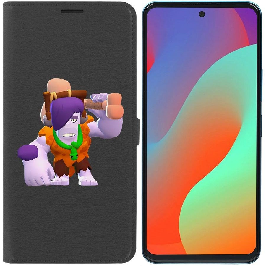

Чехол-книжка Eco Book для Infinix Hot 20S Brawl Stars-Пещерный Фрэнк