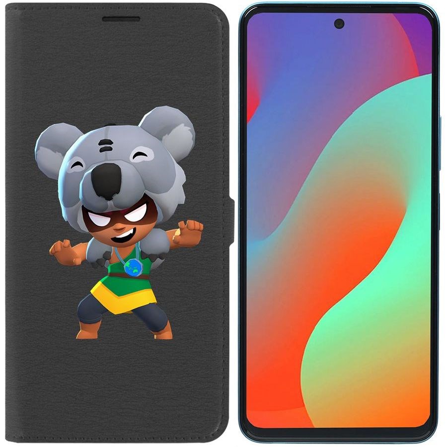 

Чехол-книжка Eco Book для Infinix Hot 20S Brawl Stars-Нита Коала