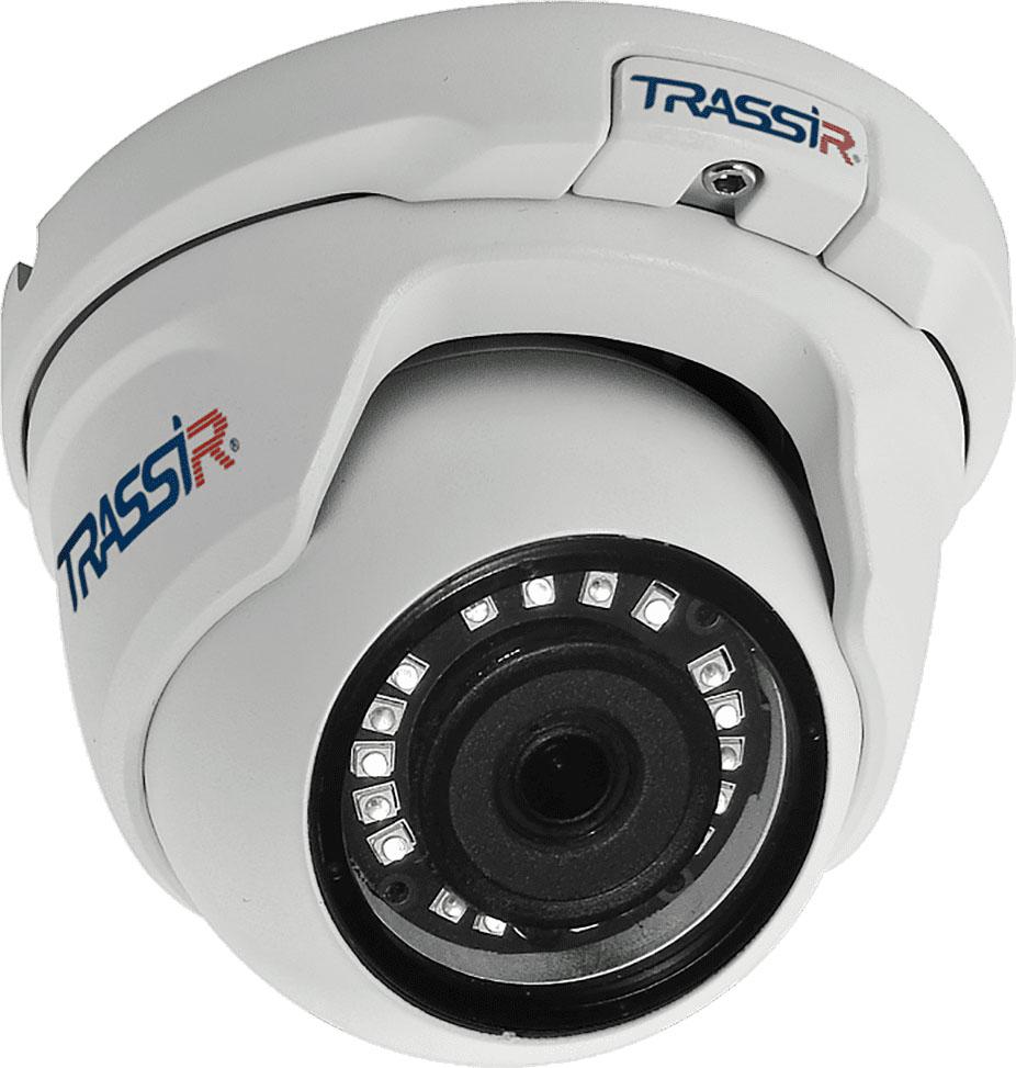 видеокамера ip trassir tr d2s5 2 8 2 8мм ная корп белый Trassir Видеокамера IP Trassir TR-D2S5 2.8-2.8мм цветная корп.:белый