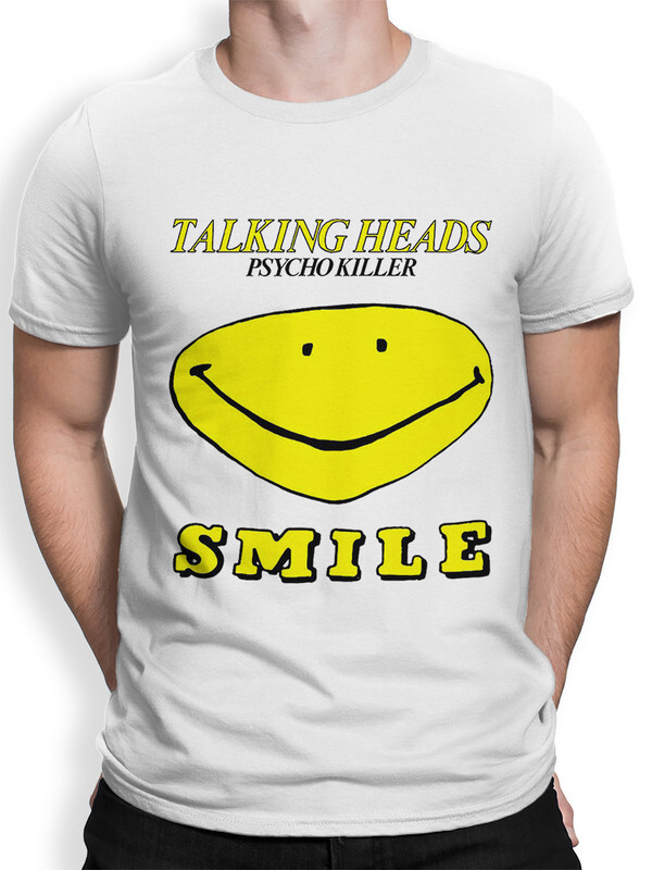 фото Футболка мужская design heroes talking heads - psycho killer белая 3xl