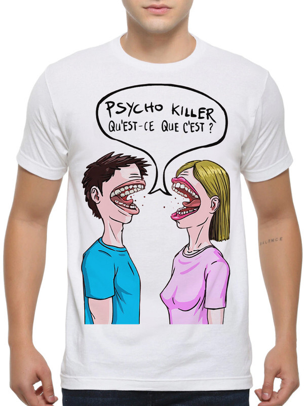 фото Футболка мужская design heroes psycho killer - talking heads белая xs