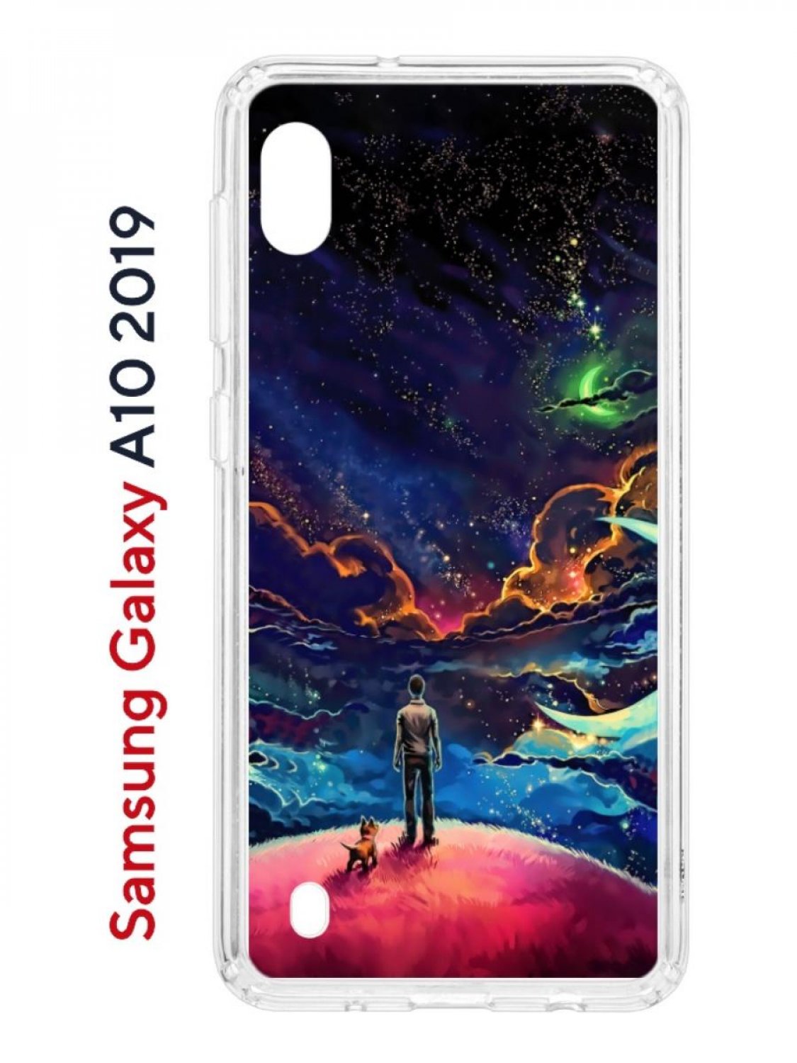 Чехол на Samsung Galaxy A10 2019 Kruche Print Маленький принц, противоударный бампер