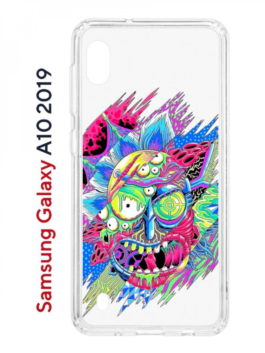 Чехол на Samsung Galaxy A10 2019 Kruche Print Многоликий Рик, противоударный бампер