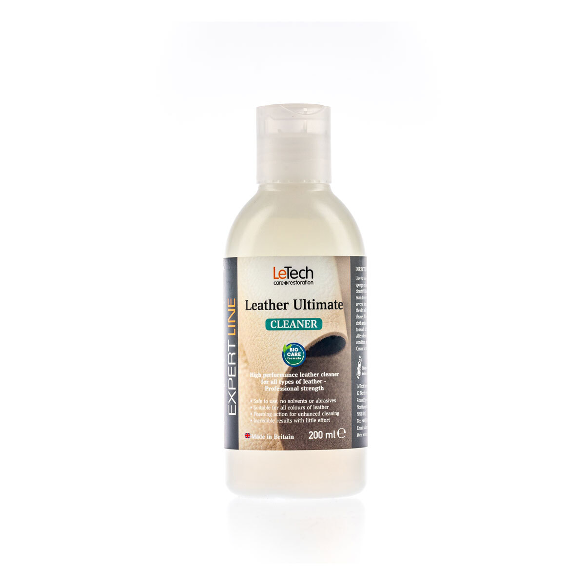 фото Средство для чистки кожи (leather ultimate cleaner) 200мл letech