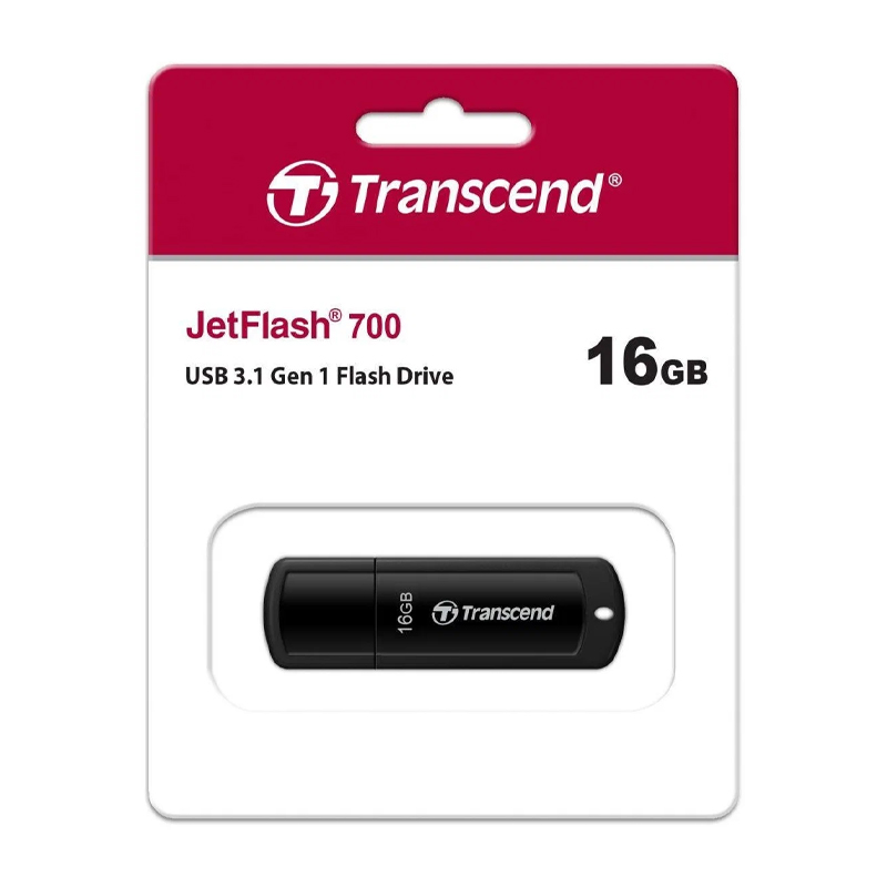 

Флешка Transcend JetFlash 700 16 ГБ (TS16GJF700), JetFlash 700