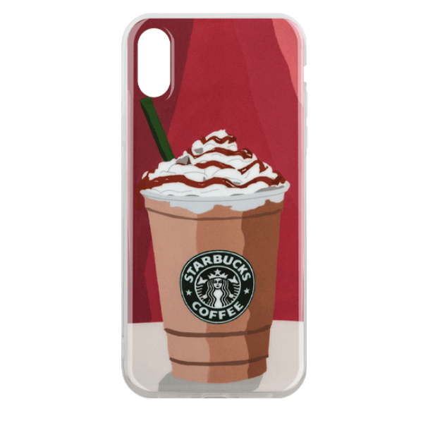 фото Чехол для iphone xr с рисунком "coffee starbucks" nobrand