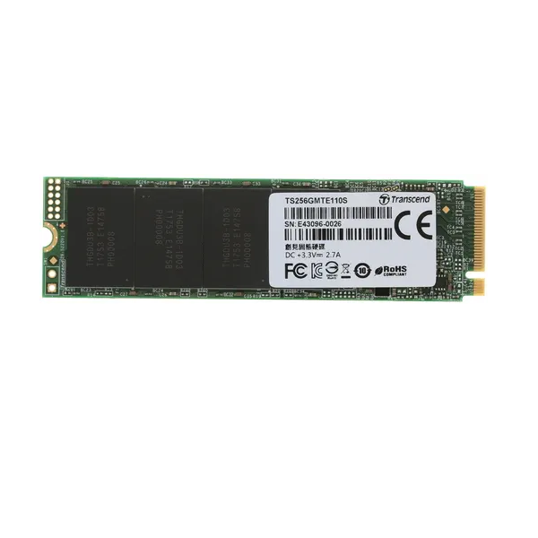 

SSD накопитель Transcend M.2 2280 256 ГБ (TS256GMTE110S)