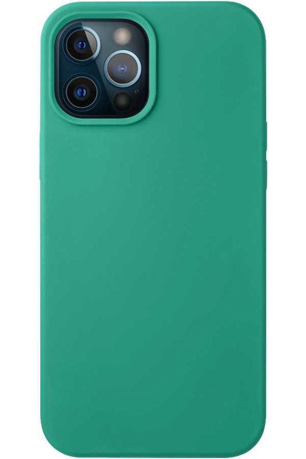 фото Чехол deppa liquid silicone, для apple iphone 12 pro max, зеленый