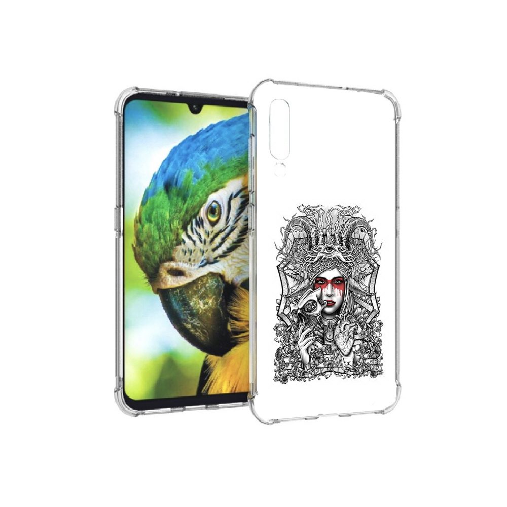 

Чехол MyPads Tocco для Xiaomi Mi 9 грусная девушка (PT126035.255.302), Прозрачный, Tocco