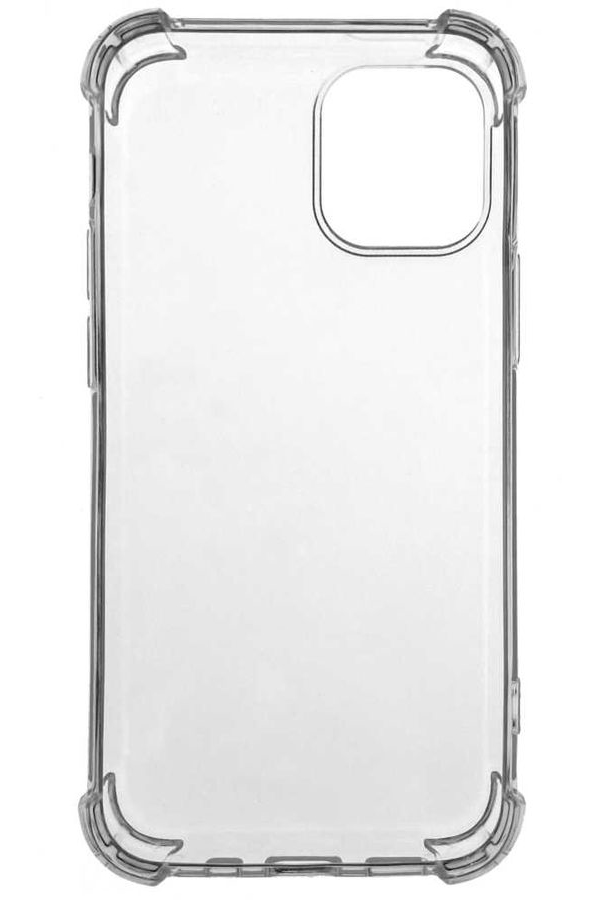 фото Чехол interstep oks shock silicone, для apple iphone 12 mini, прозрачный