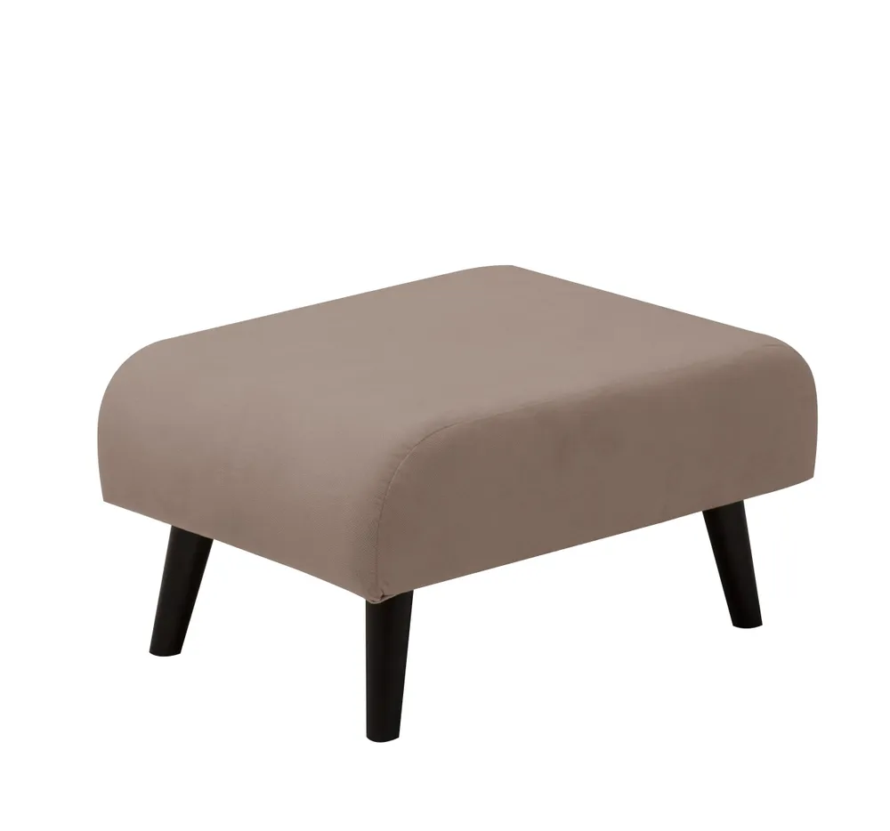 

Пуф Zara Оскар на ножках 40*60, велюр light brown, Коричневый, Оскар Zara