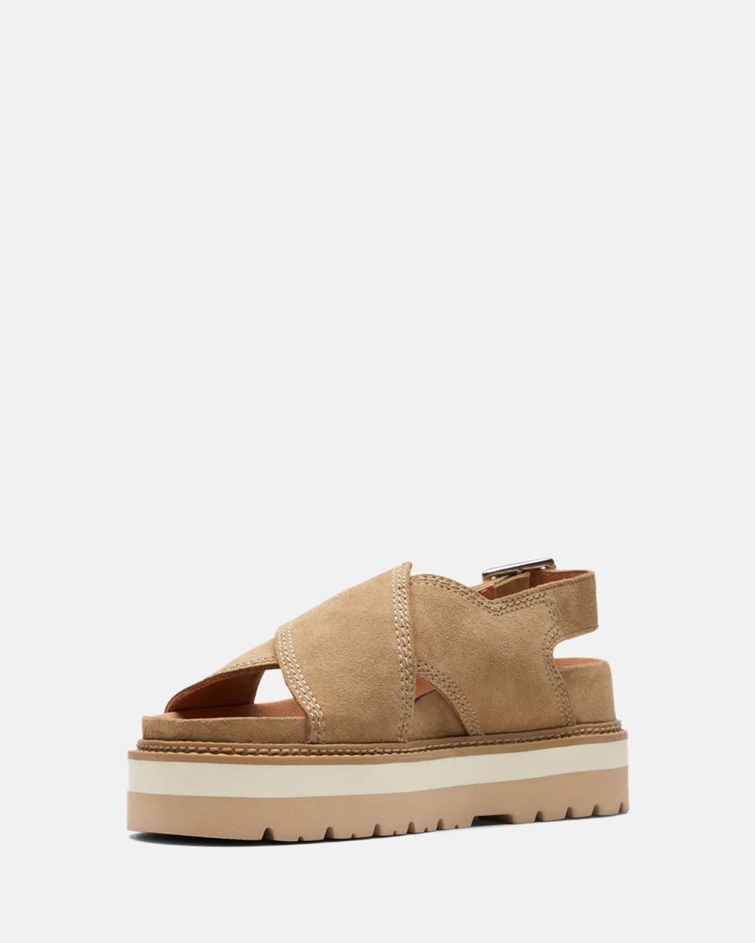 

Сандалии женский Clarks 26171032 бежевые 39.5 EU, Бежевый, 26171032