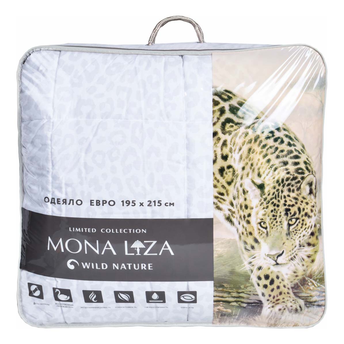 

Одеяло Mona Liza Leopard хлопок белый 195 х 215 см