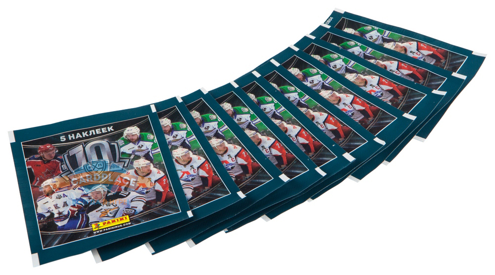 

10 пакетиков наклеек panini хоккей кхл сезон 2017-2018