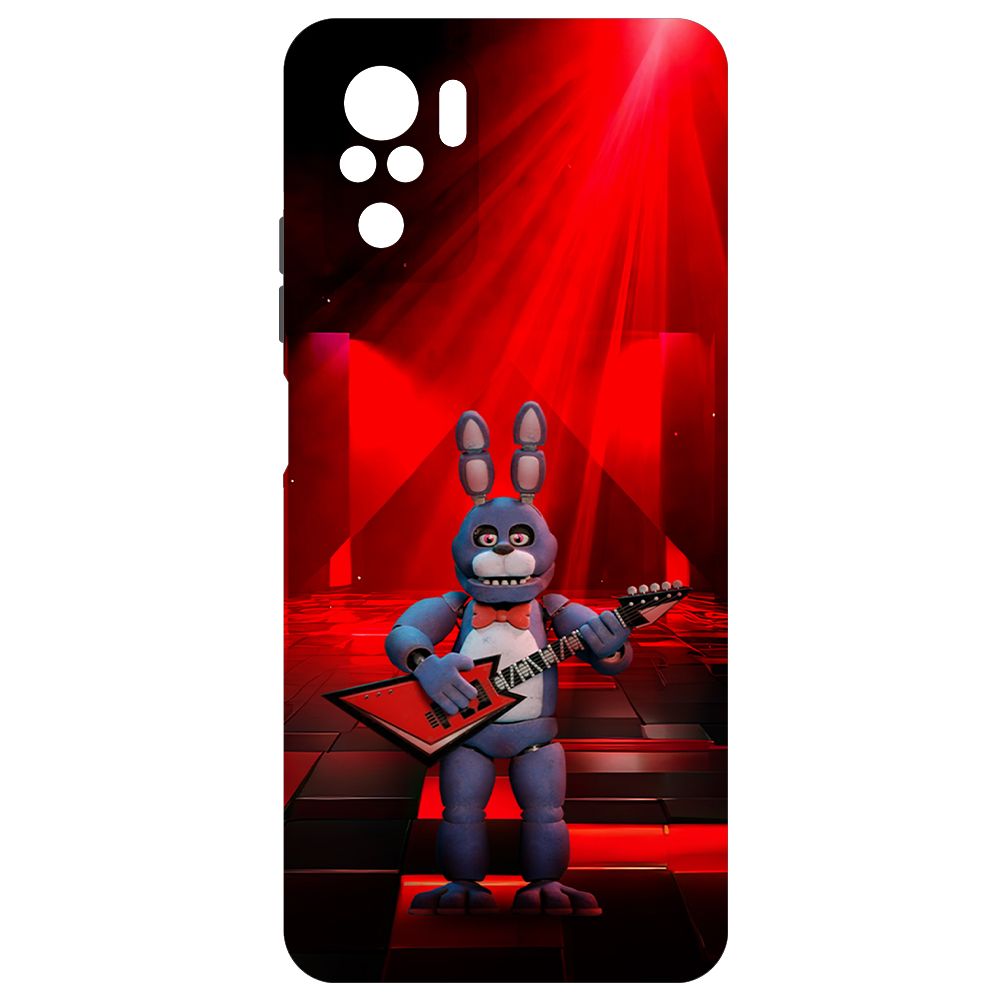 

Чехол-накладка Krutoff Soft Case ФНАФ - Бонни с гитарой для Xiaomi Poco M5s черный