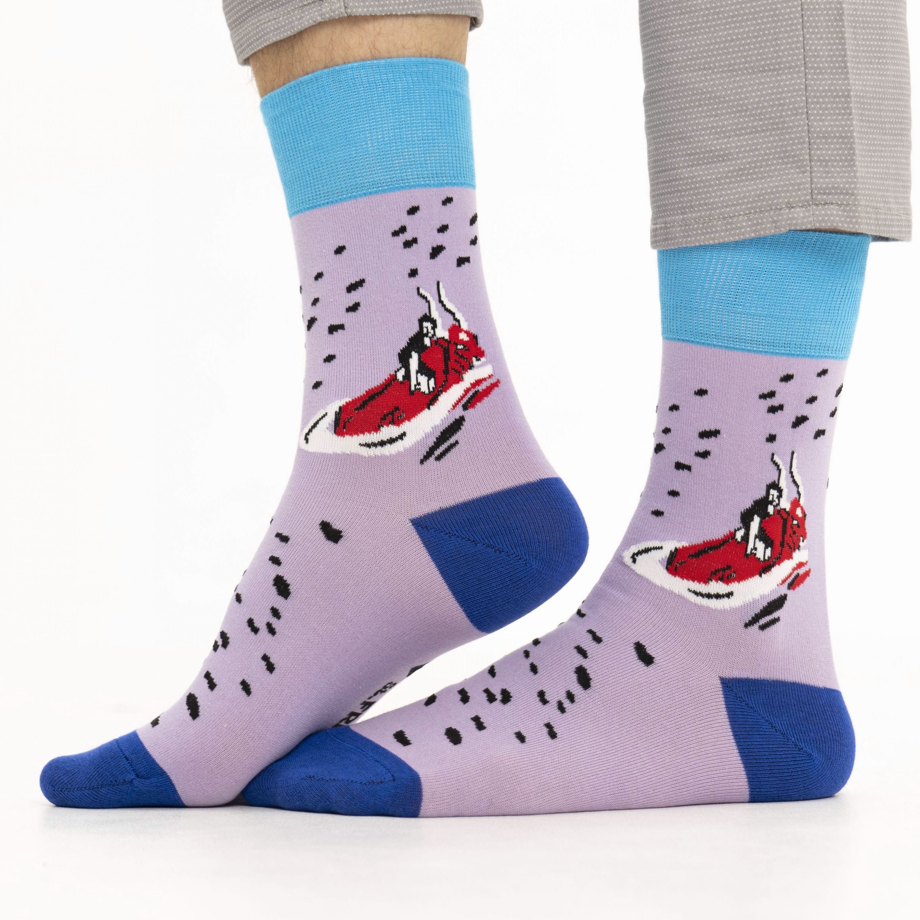 

Носки мужские St. Friday Socks tr0801 синие, Фиолетовый, tr0801