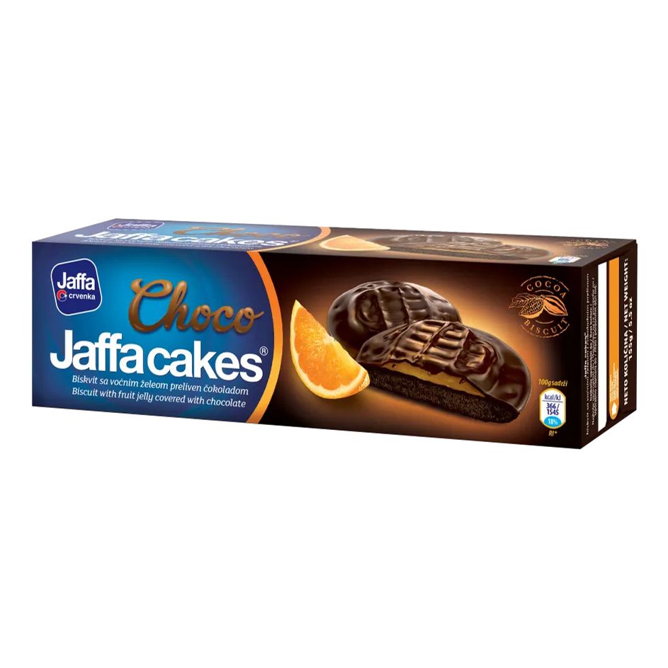 

Печенье Jaffa cakes бисквитное шоколад-апельсин 155 г
