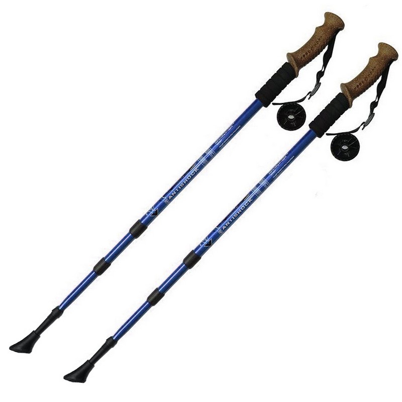Палки для скандинавской ходьбы Hawk F18437, синий, 86-135 см