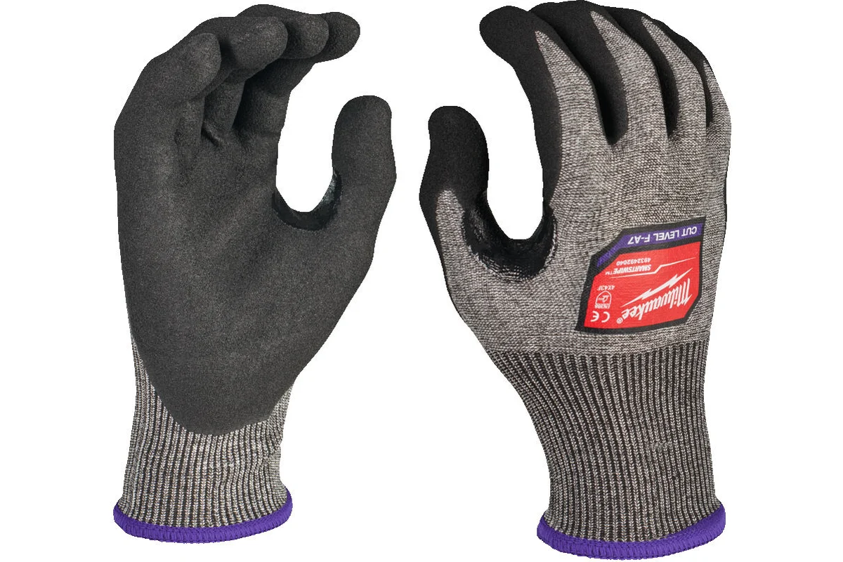 

Перчатки защитные Cut level (Кат Левел) 6/F, XXL/11, HIGH CUT F GLOVES - 11/XXL- 1PC XXX