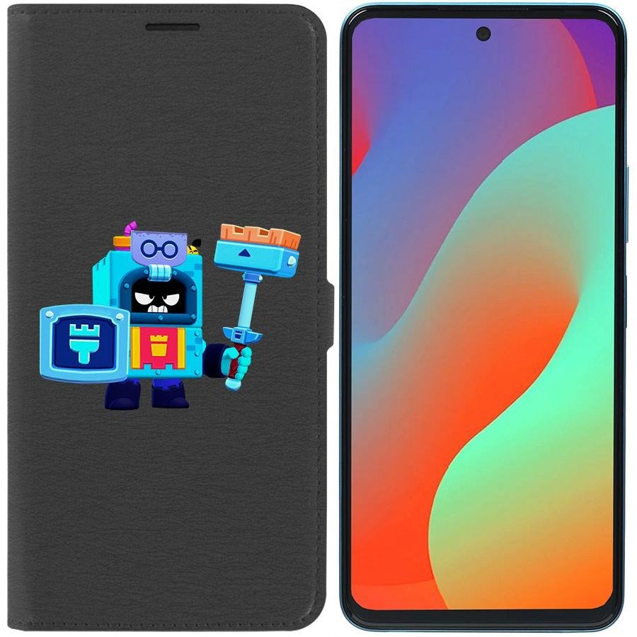 

Чехол-книжка Eco Book для Infinix Hot 20S Brawl Stars-Эш