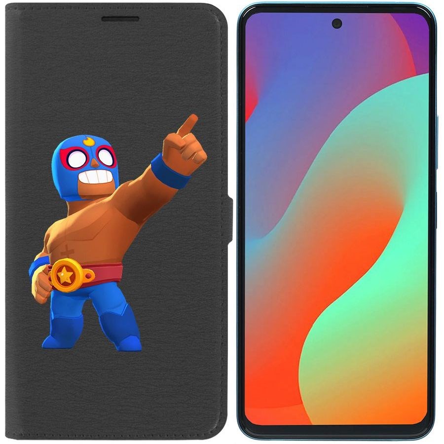 

Чехол-книжка Eco Book для Infinix Hot 20S Brawl Stars-Эль Примо