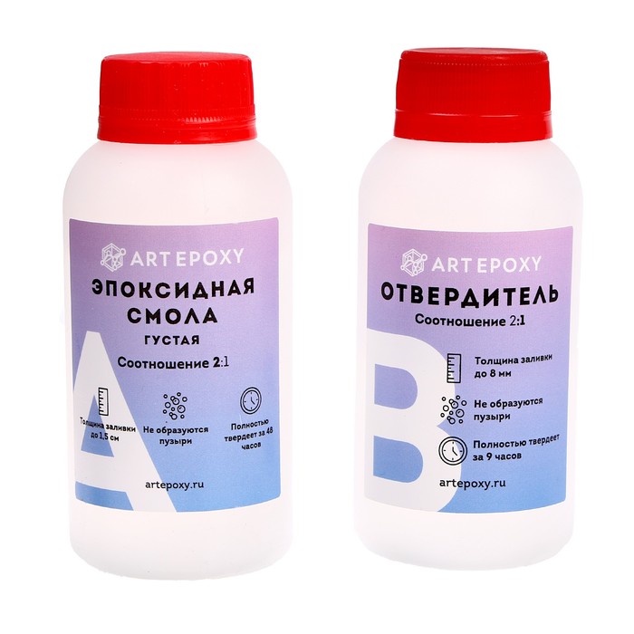 

Эпоксидная смола для творчества, Густая, 150 г, ArtEpoxy, Прозрачный